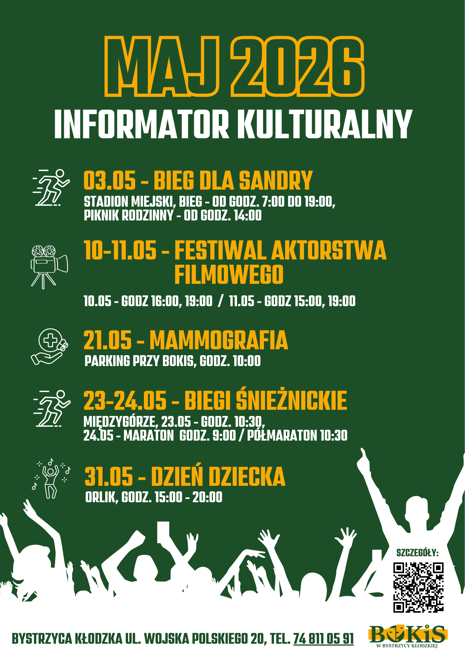 Bystrzyca Kłodzka: informator kulturalny maj 2026