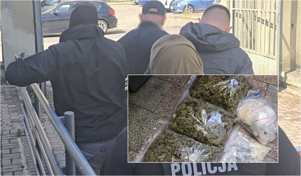 Blisko 4 kg narkotyków i 41-latek za kratami. Kryminalni z Kłodzka rozbili narkotykowy proceder