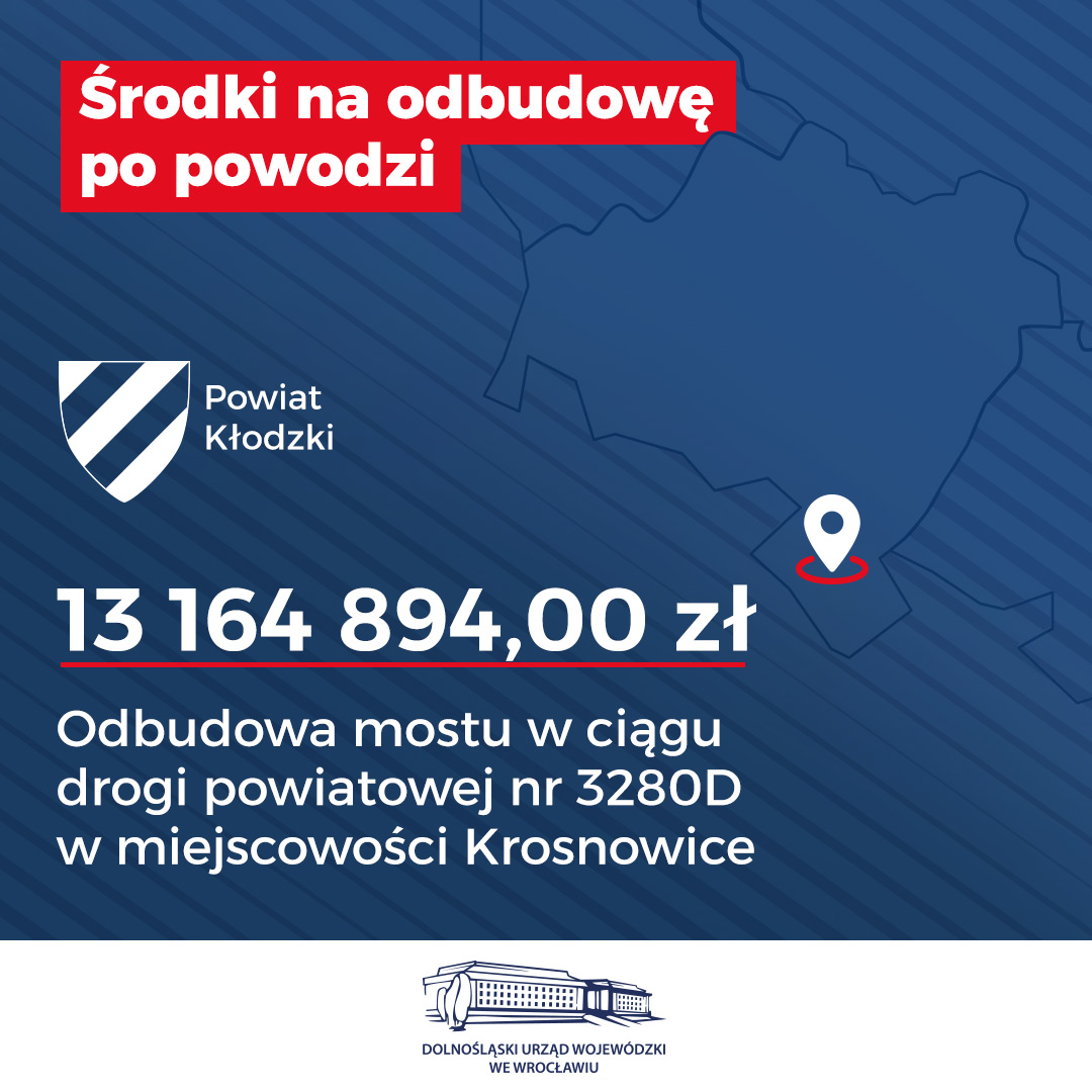 Kolejne miliony na odbudowę po powodzi. Dolnośląskie samorządy z nowym wsparciem