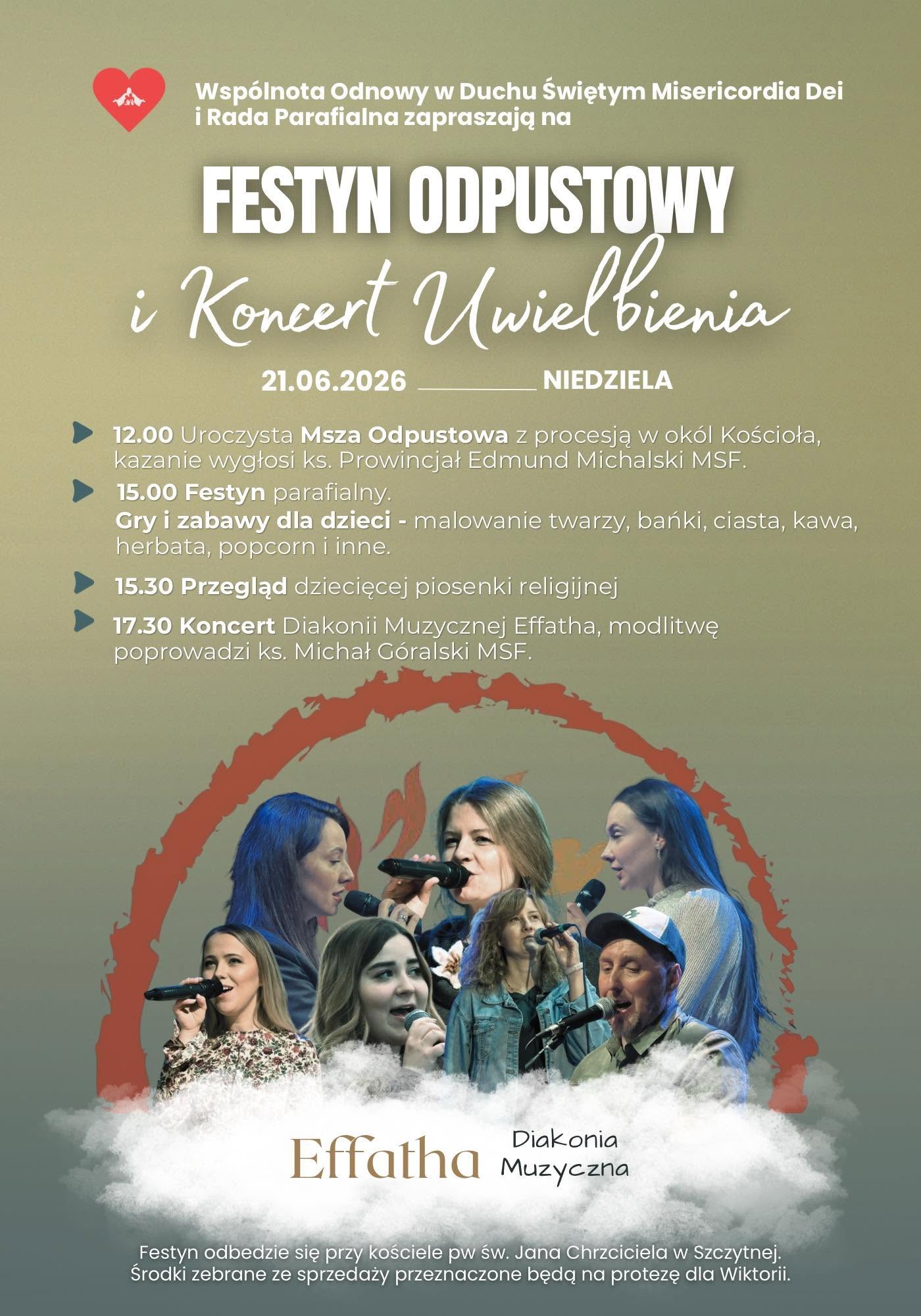 21.06.: Festyn Odpustowy w Szczytnej