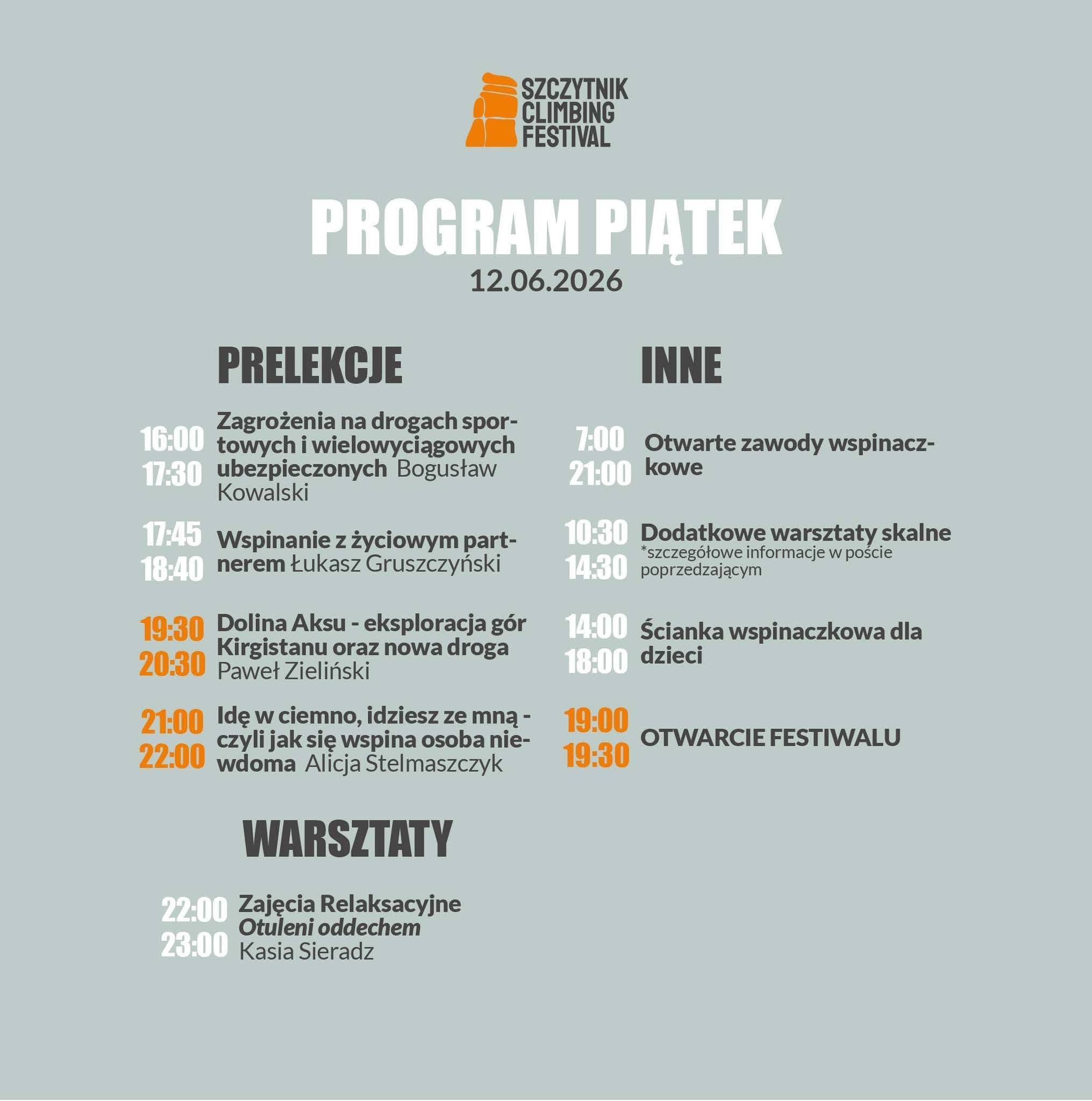 Rusza II edycja Szczytnik Climbing Festival. Wspinaczkowe święto w Szczytnej potrwa do niedzieli [Program]