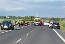 Wypadek motocyklisty na DK-46. Droga między Złotym Stokiem a Paczkowem zablokowana