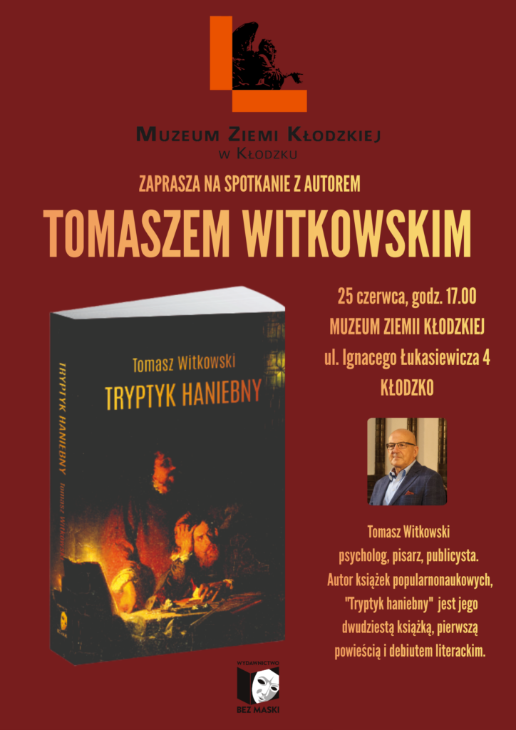 Spotkanie autorskie z Tomaszem Witkowskim w Kłodzku. Będzie można zobaczyć miecz katowski
