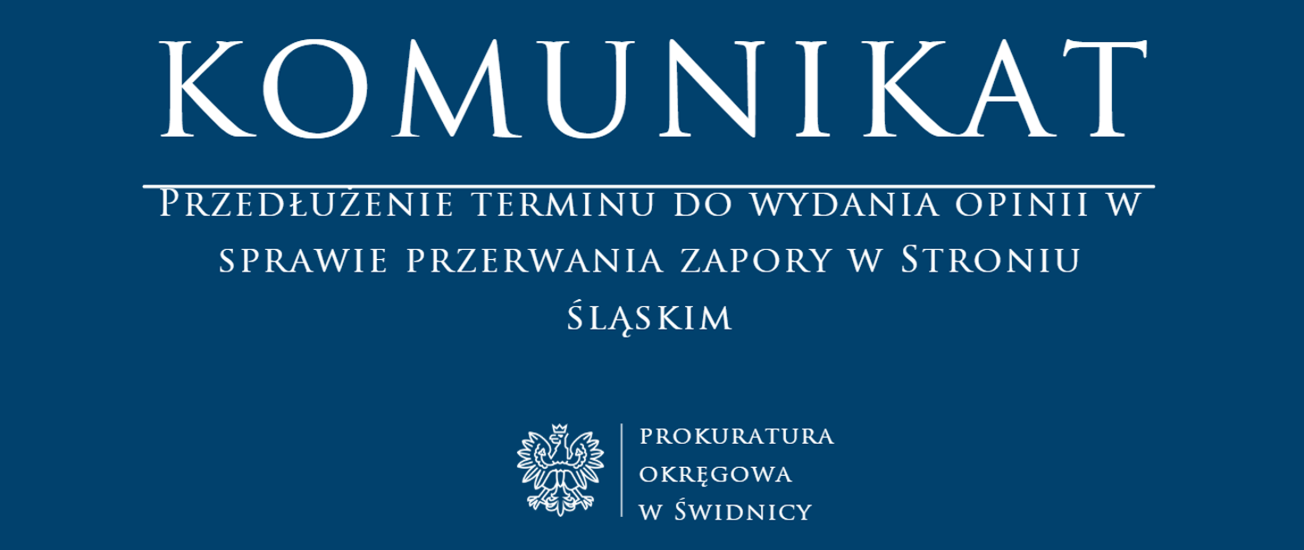Śledztwo dotyczące przerwania zapory w Stroniu Śląskim. Kluczowa opinia będzie gotowa później