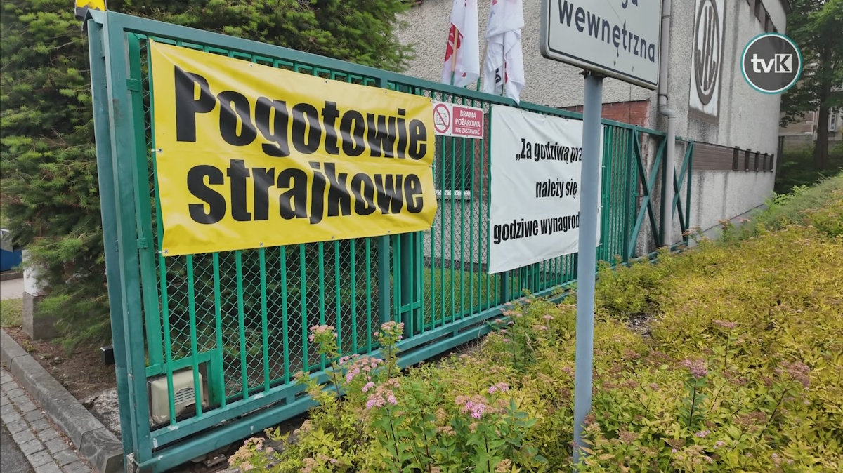 Akcja protestacyjna  w zakładzie „Łukasiewicz” w Międzylesiu
