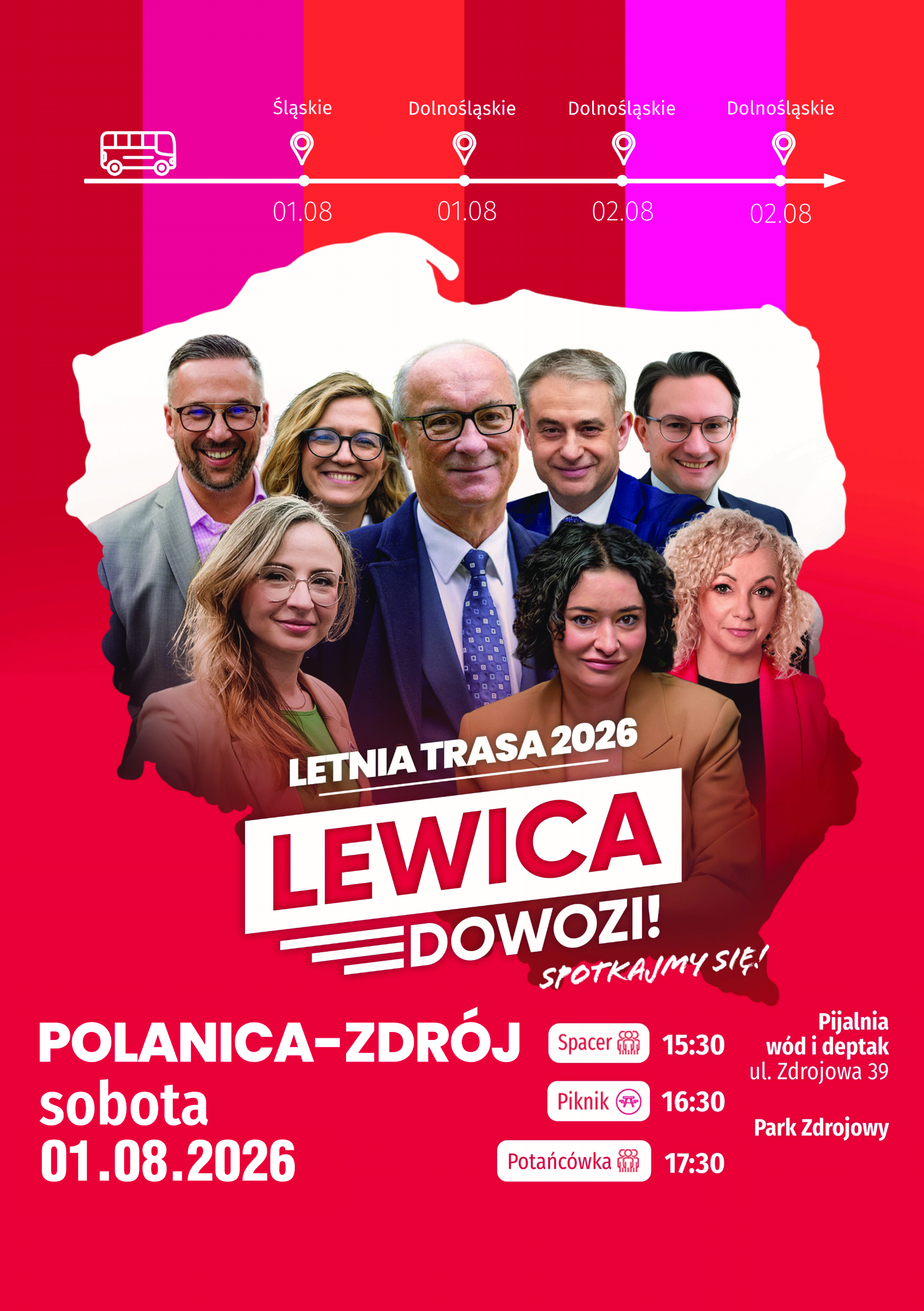 1.08.: Dzień Lewicy w Polanicy-Zdroju
