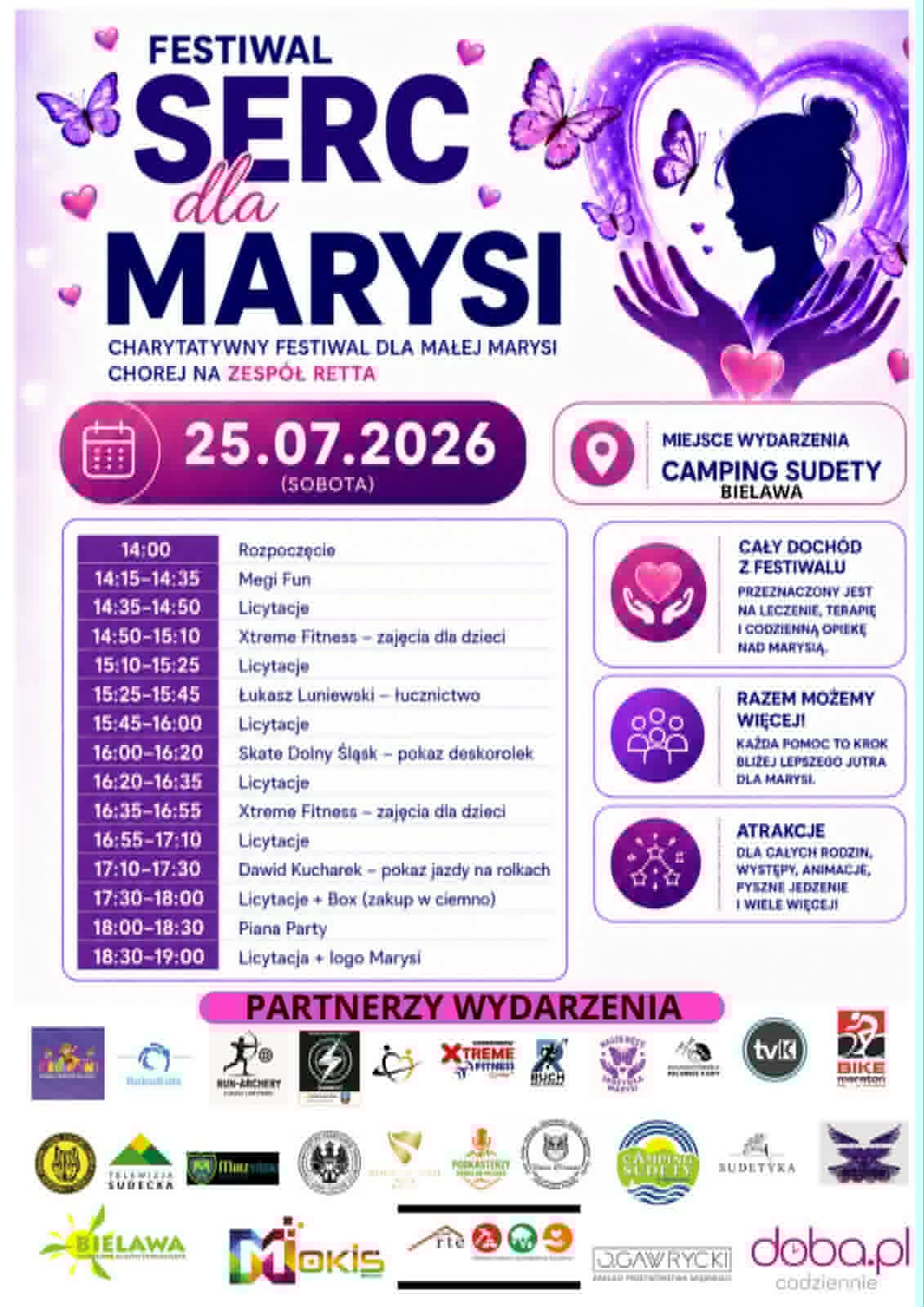 25.07.: Festiwal serc dla Marysi
