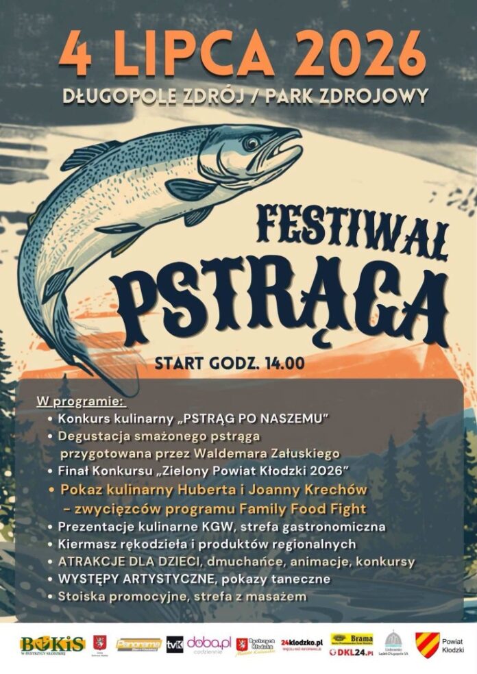 Zapraszamy na Festiwal Pstrąga 2026