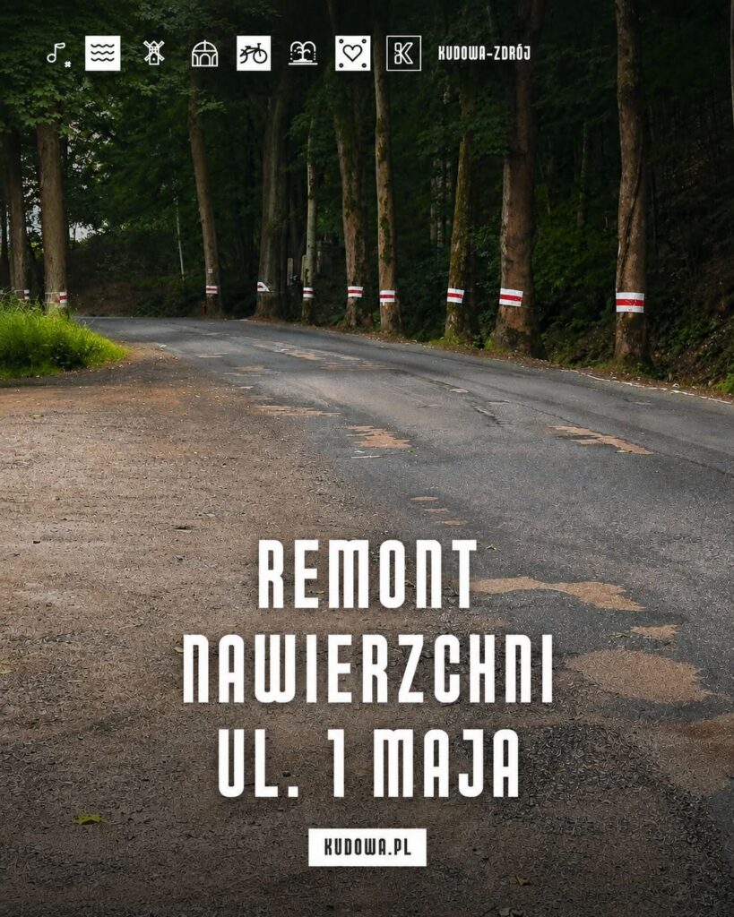 Ruszył remont ul. 1 Maja w Kudowie-Zdroju. Kierowcy muszą liczyć się z utrudnieniami