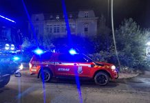 Pożar budynku przy ul. Wojska Polskiego w Dusznikach-Zdroju