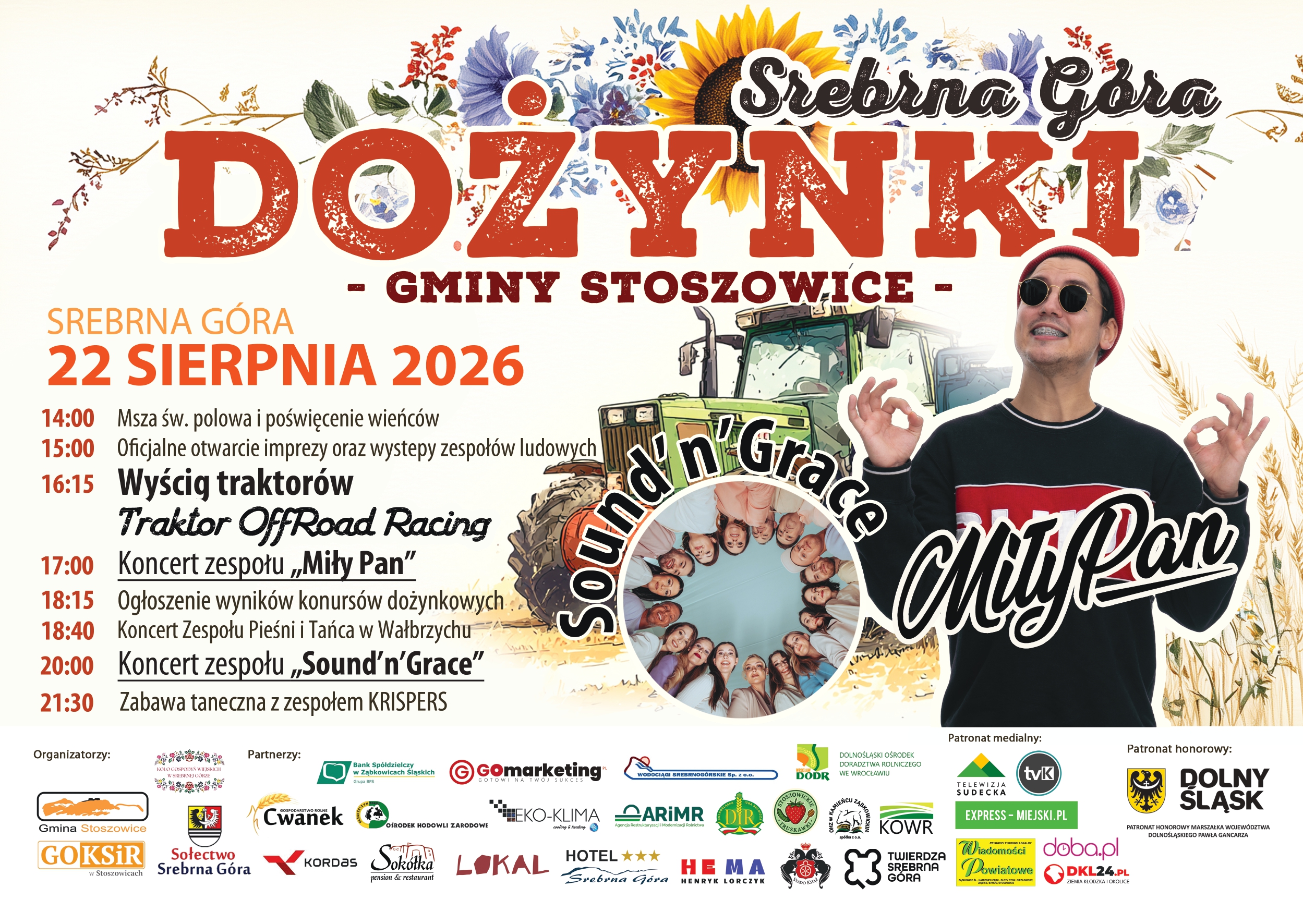 Dożynki Gminy Stoszowice 2026 – święto plonów i wspólnej tradycji