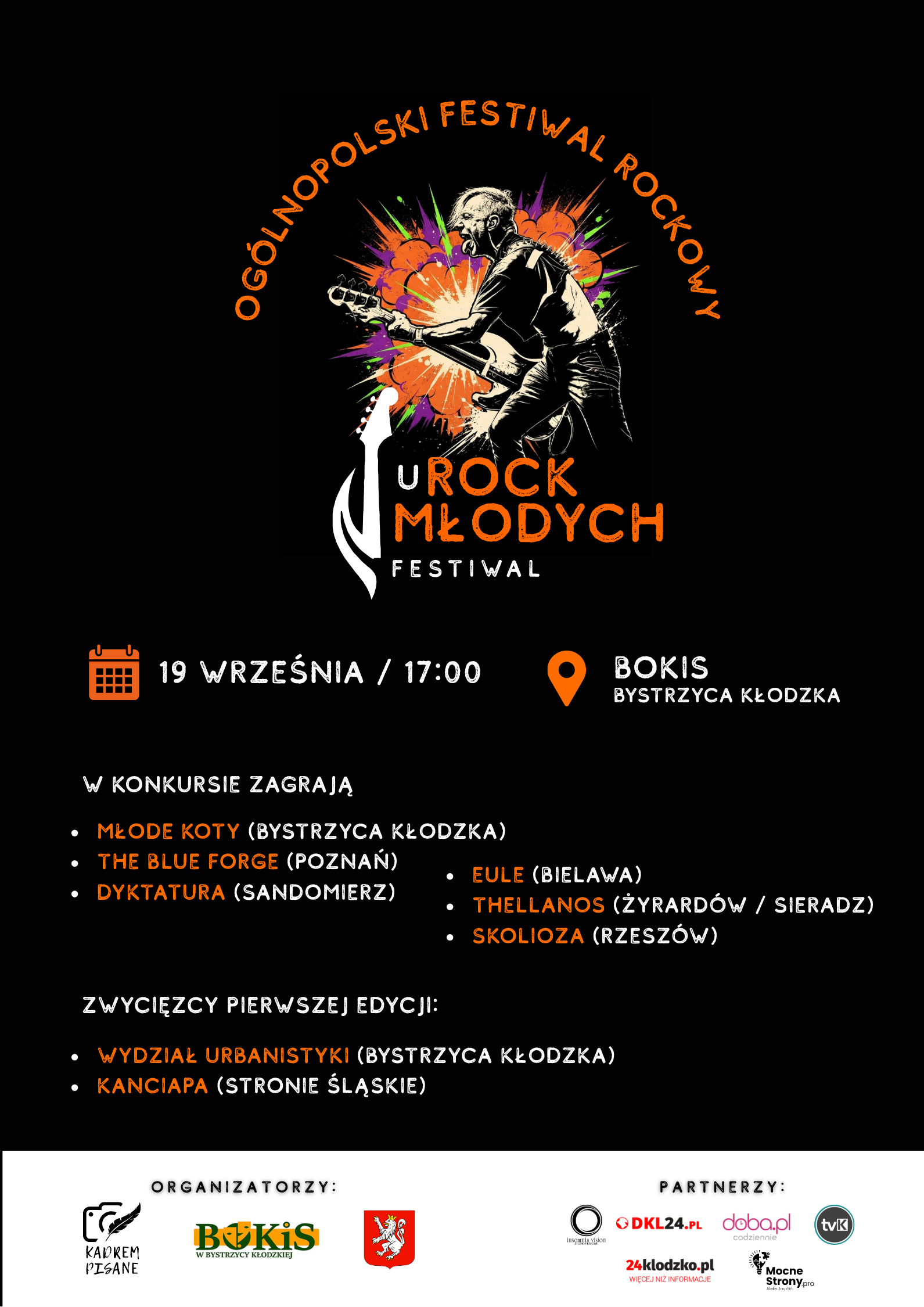 UROCK MŁODYCHfestiwal już 19 września w Bystrzycy Kłodzkiej