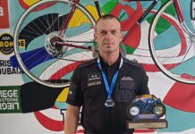 Podporucznik Marek Grzelak mistrzem Polski Służby Więziennej w MTB