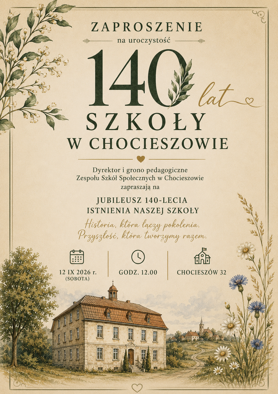 12.09.: 140 lat szkoły w Chocieszowie