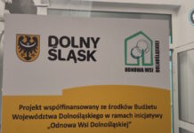 Sala przy remizie OSP Wambierzyce po remoncie